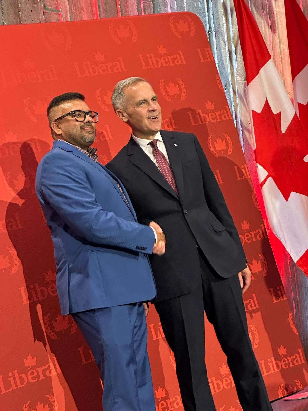Hafiz with Mark Carney